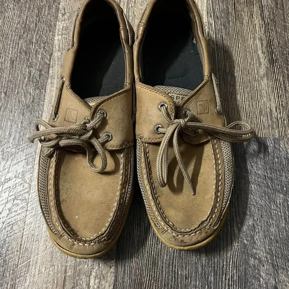 Sperry Men's Tan and Brown Boat-shoes - Picture 2 of 4